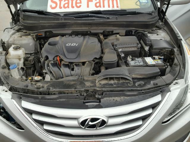 5NPEB4AC5EH937288 - 2014 HYUNDAI SONATA GLS SILVER photo 7