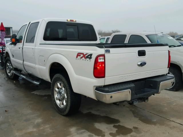 1FT7W2BT9FED05640 - 2015 FORD F250 SUPER WHITE photo 3