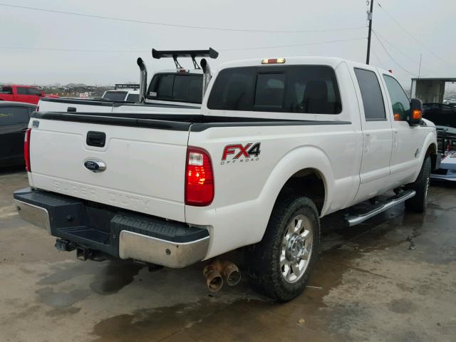 1FT7W2BT9FED05640 - 2015 FORD F250 SUPER WHITE photo 4