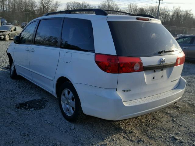 5TDKK4CC0AS340375 - 2010 TOYOTA SIENNA CE WHITE photo 3