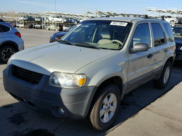 1FMYU93195KD17671 - 2005 FORD ESCAPE XLT BEIGE photo 2