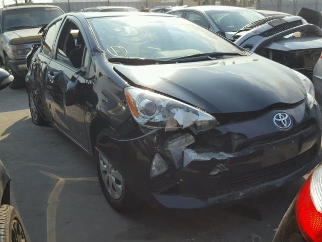 JTDKDTB32C1527770 - 2012 TOYOTA PRIUS C BLACK photo 1