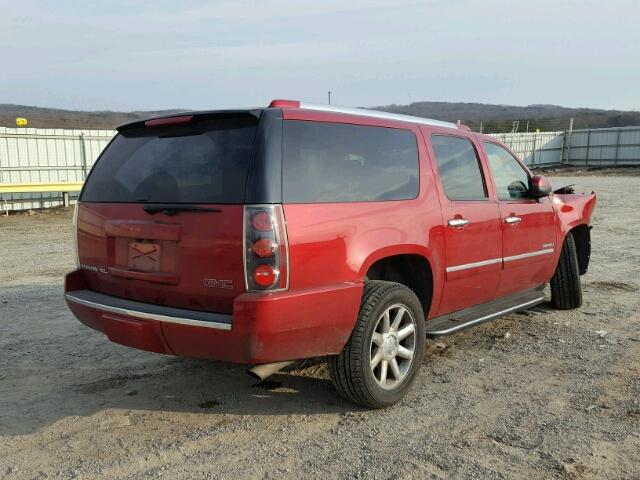 1GKS2MEF9ER202771 - 2014 GMC YUKON XL D RED photo 4