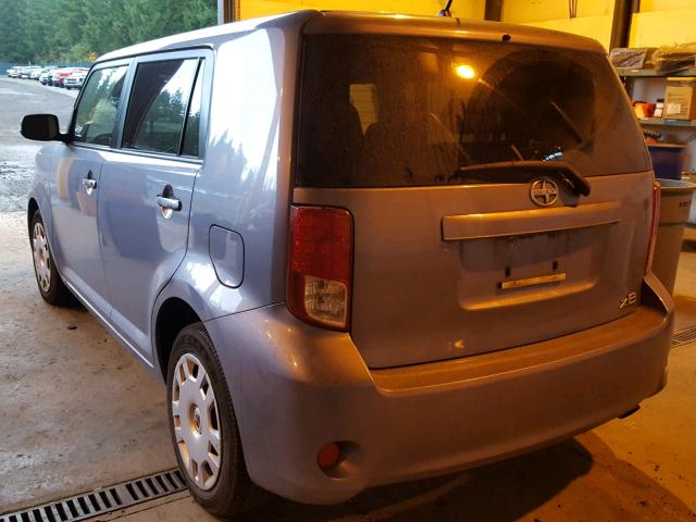 JTLZE4FE2CJ010079 - 2012 TOYOTA SCION XB ლურჯი ფოტო 3