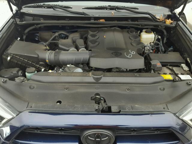 JTEBU5JR3F5260925 - 2015 TOYOTA 4RUNNER SR BLUE photo 7