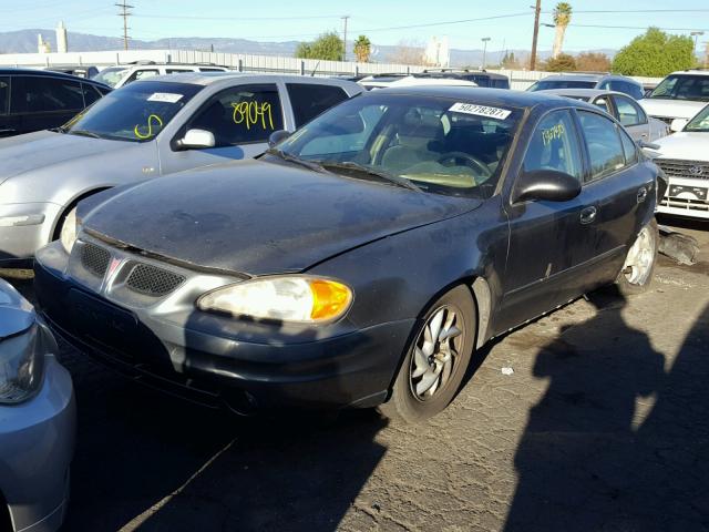 1G2NE52F74C201909 - 2004 PONTIAC GRAND AM S GRAY photo 2