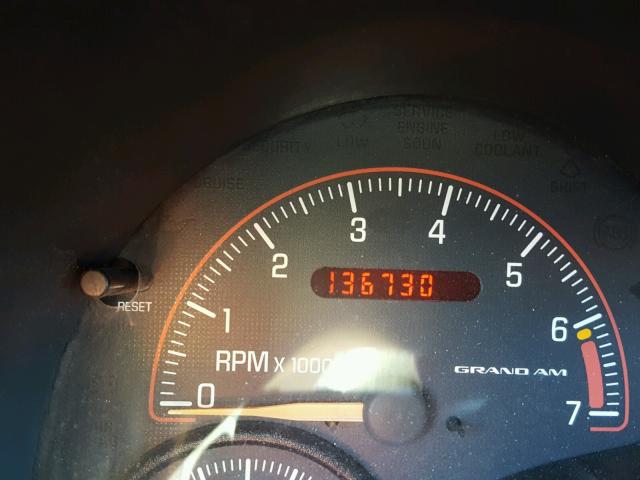 1G2NE52F74C201909 - 2004 PONTIAC GRAND AM S 灰色 照片 8