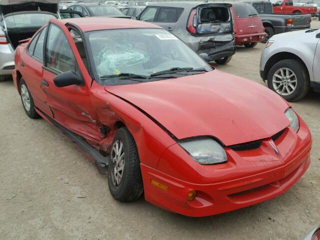 1G2JB524X27120477 - 2002 PONTIAC SUNFIRE SE RED photo 1