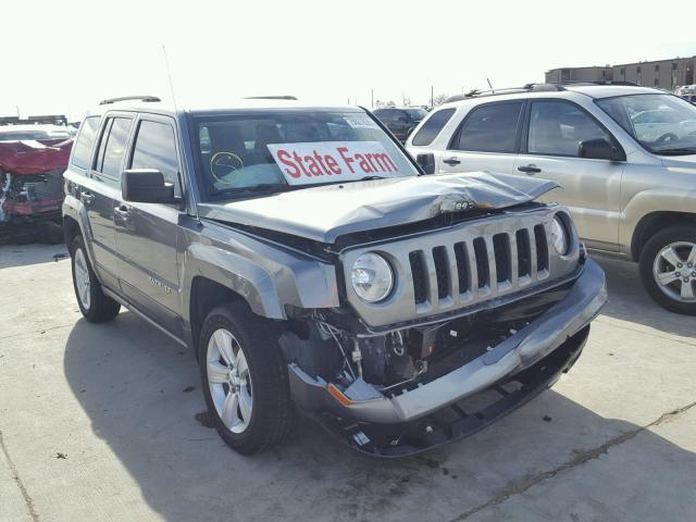 1C4NJRFB4DD253711 - 2013 JEEP PATRIOT LA GRAY photo 1