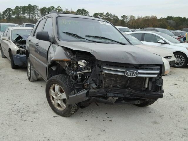 KNDJF724787507136 - 2008 KIA SPORTAGE L BROWN photo 1