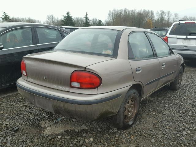 2C1MR5296V6750093 - 1997 GEO METRO LSI BROWN photo 4