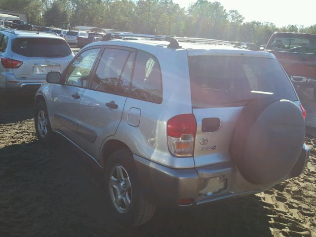 JTEGH20V630096232 - 2003 TOYOTA RAV4 SILVER photo 3