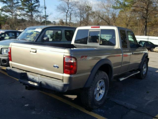 1FTZR45E64PB33660 - 2004 FORD RANGER SUP TAN photo 4