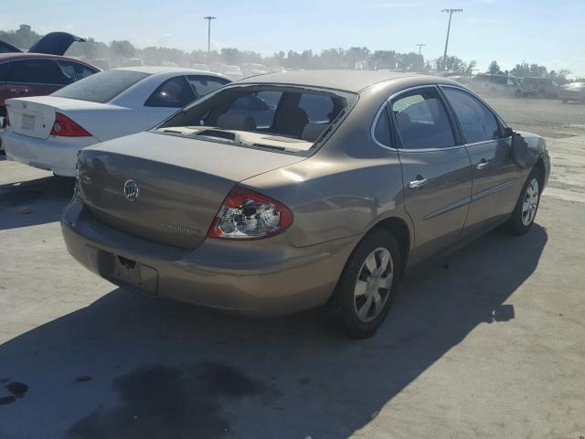 2G4WC552161234357 - 2006 BUICK LACROSSE C TAN photo 4