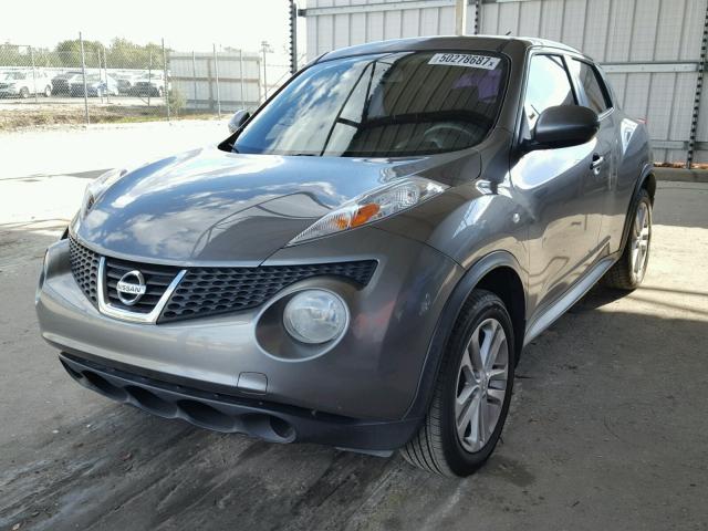 JN8AF5MRXBT004765 - 2011 NISSAN JUKE S GRAY photo 2