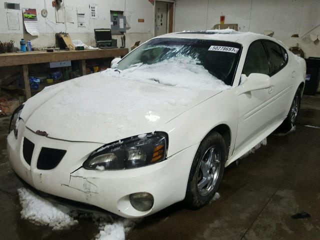 2G2WS522341174174 - 2004 PONTIAC GRAND PRIX WHITE photo 2