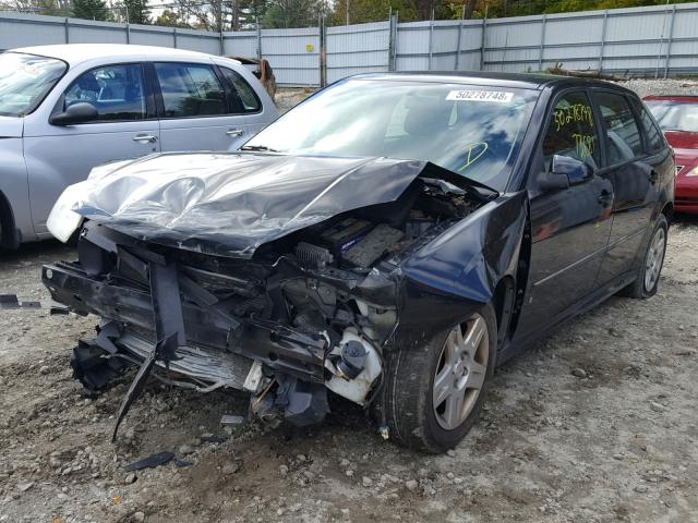 1G1ZT63866F147571 - 2006 CHEVROLET MALIBU MAX BLACK photo 2