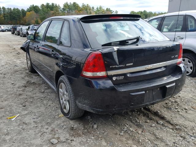 1G1ZT63866F147571 - 2006 CHEVROLET MALIBU MAX შავი ფოტო 3