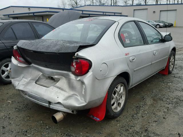 1B3ES46CXYD802876 - 2000 DODGE NEON BASE GRAY photo 4