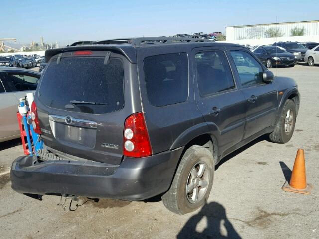 4F2YZ96155KM05232 - 2005 MAZDA TRIBUTE S CHARCOAL photo 4