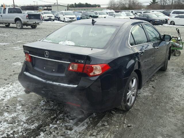 JH4CU2F6XBC013363 - 2011 ACURA TSX BLACK photo 4