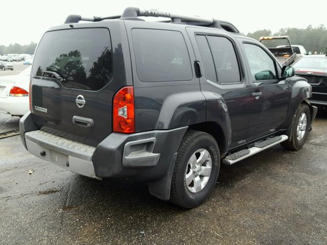 5N1AN0NU6AC513850 - 2010 NISSAN XTERRA OFF GRAY photo 4