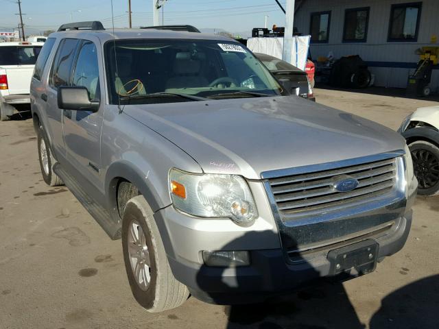 1FMEU73E26UA79369 - 2006 FORD EXPLORER X SILVER photo 1