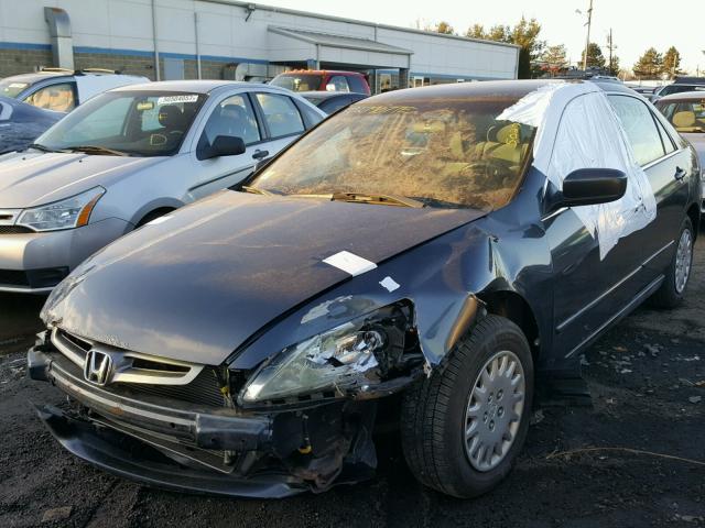 1HGCM56324A013642 - 2004 HONDA ACCORD LX GRAY photo 2