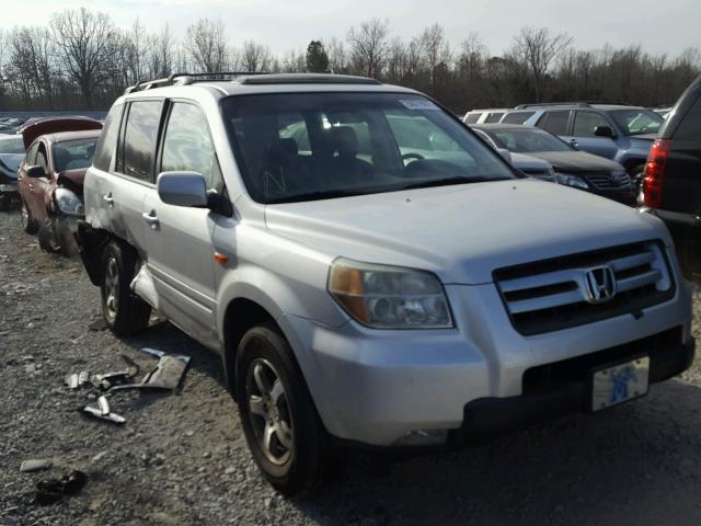 5FNYF18676B002046 - 2006 HONDA PILOT EX SILVER photo 1