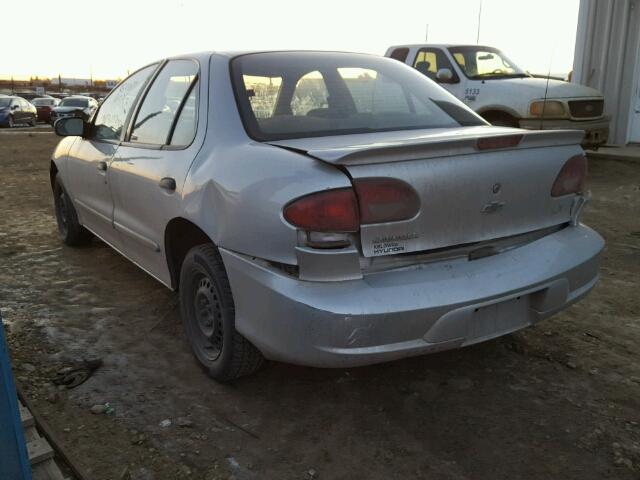 1G1JC524327329092 - 2002 CHEVROLET CAVALIER B GRAY photo 3