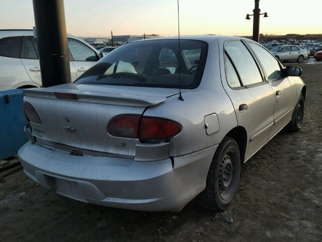 1G1JC524327329092 - 2002 CHEVROLET CAVALIER B GRAY photo 4