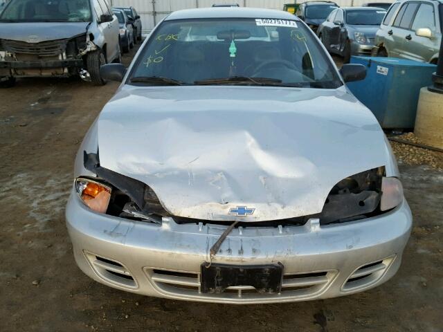 1G1JC524327329092 - 2002 CHEVROLET CAVALIER B GRAY photo 9