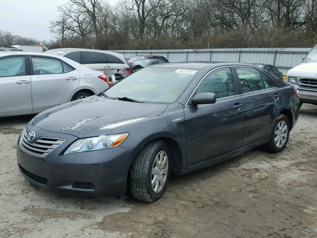 4T1BB46K99U090561 - 2009 TOYOTA CAMRY HYBR GRAY photo 2