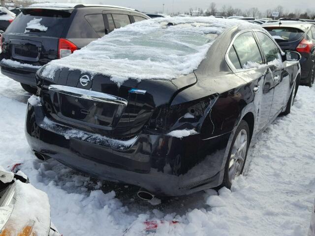 1N4AA5AP4BC860629 - 2011 NISSAN MAXIMA S BLACK photo 4