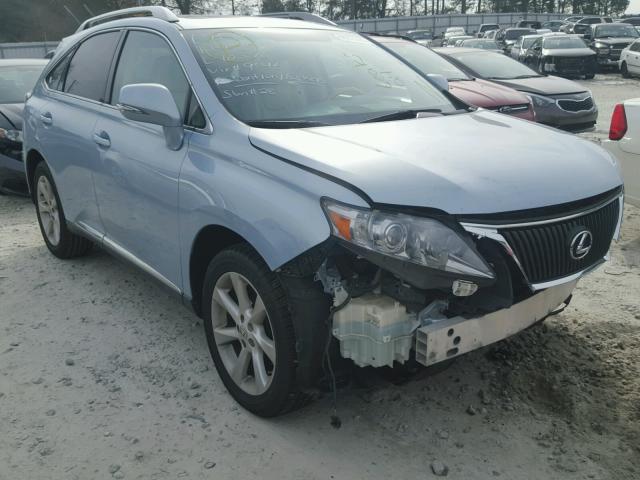 2T2ZK1BA1AC039146 - 2010 LEXUS RX 350 BLUE photo 1