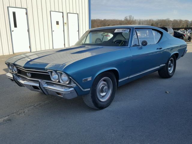 136378B145709 - 1968 CHEVROLET CHEVELLE TEAL photo 2