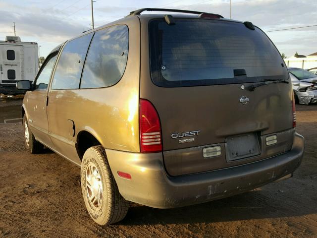 4N2DN11W5TD846274 - 1996 NISSAN QUEST XE BROWN photo 3