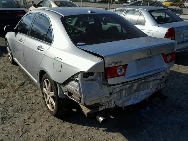 JH4CL95815C018745 - 2005 ACURA TSX SILVER photo 3