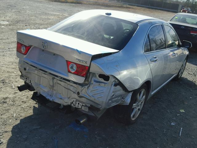 JH4CL95815C018745 - 2005 ACURA TSX SILVER photo 4