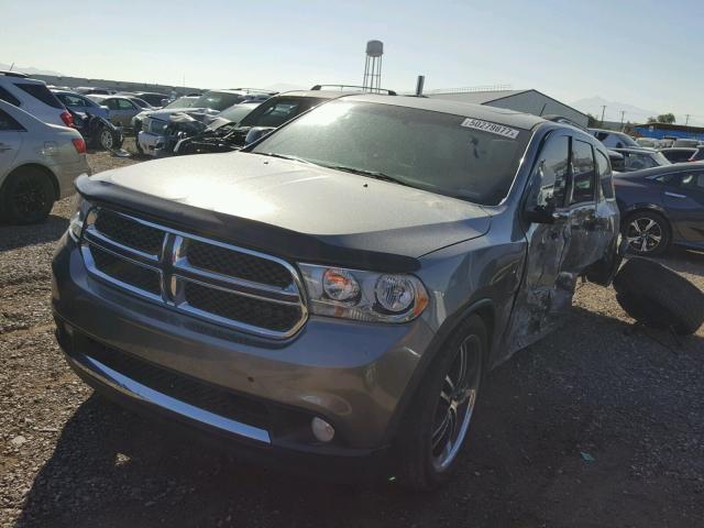 1D4RE2GG3BC651909 - 2011 DODGE DURANGO EX GRAY photo 2