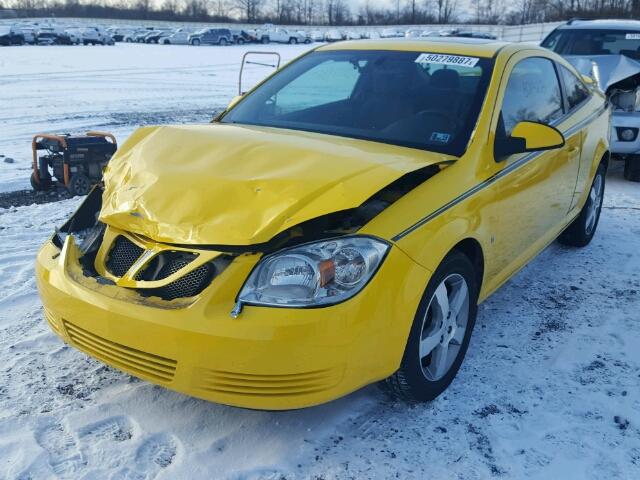 1G2AL18F687155654 - 2008 PONTIAC G5 YELLOW photo 2