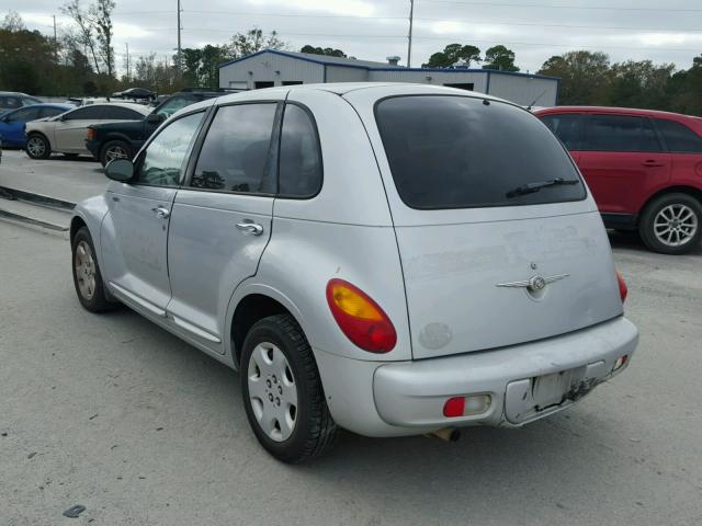 3C4FY48B64T221255 - 2004 CHRYSLER PT CRUISER SILVER photo 3