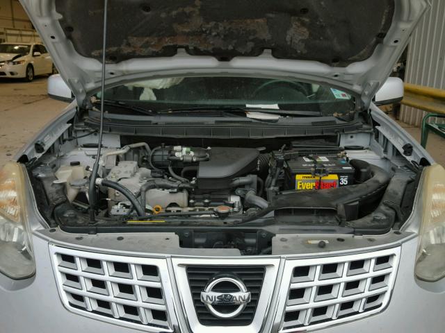 JN8AS58T38W302311 - 2008 NISSAN ROGUE S SILVER photo 7