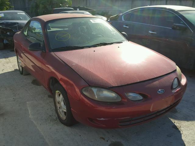 3FAKP1133XR231817 - 1999 FORD ESCORT ZX2 RED photo 1