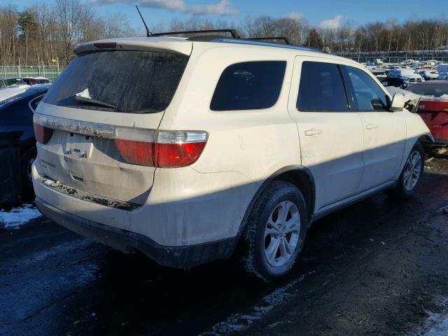 1C4RDJAG4CC213078 - 2012 DODGE DURANGO SX WHITE photo 4