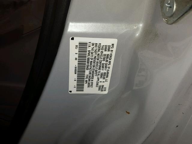 5FNRL18693B126425 - 2003 HONDA ODYSSEY EX SILVER photo 10