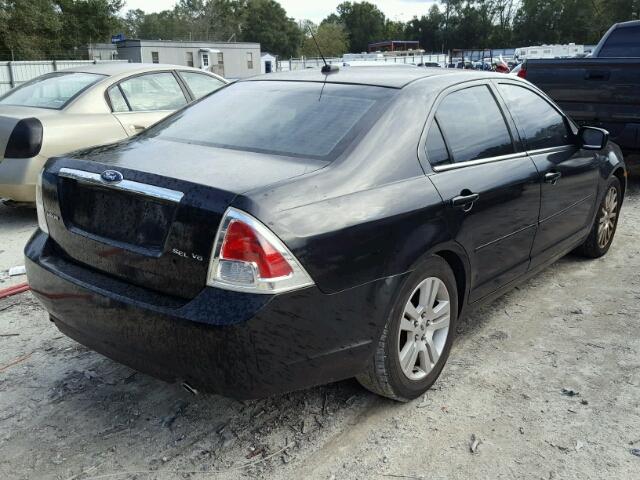 3FAHP08157R185075 - 2007 FORD FUSION SEL BLACK photo 4