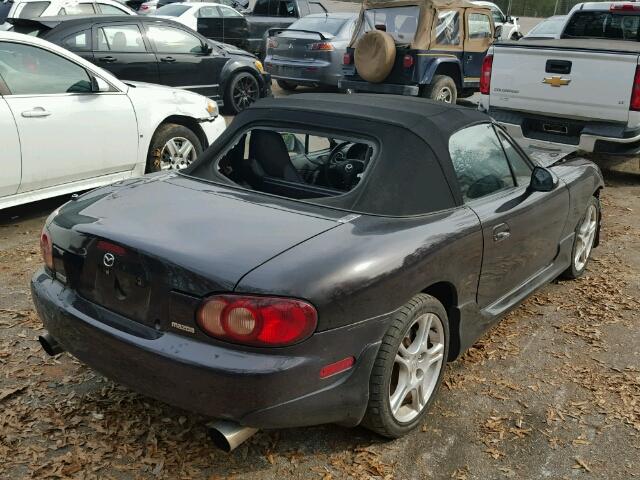 JM1NB353340403500 - 2004 MAZDA MX-5 MIATA BURGUNDY photo 4