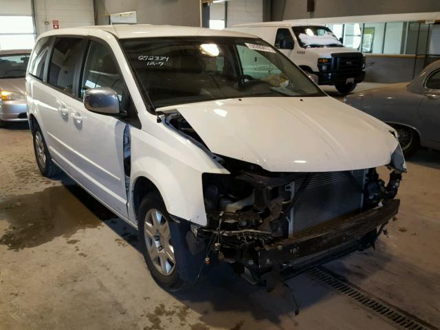 2C4RDGBG0CR389523 - 2012 DODGE GRAND CARA WHITE photo 1