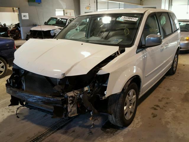 2C4RDGBG0CR389523 - 2012 DODGE GRAND CARA WHITE photo 2